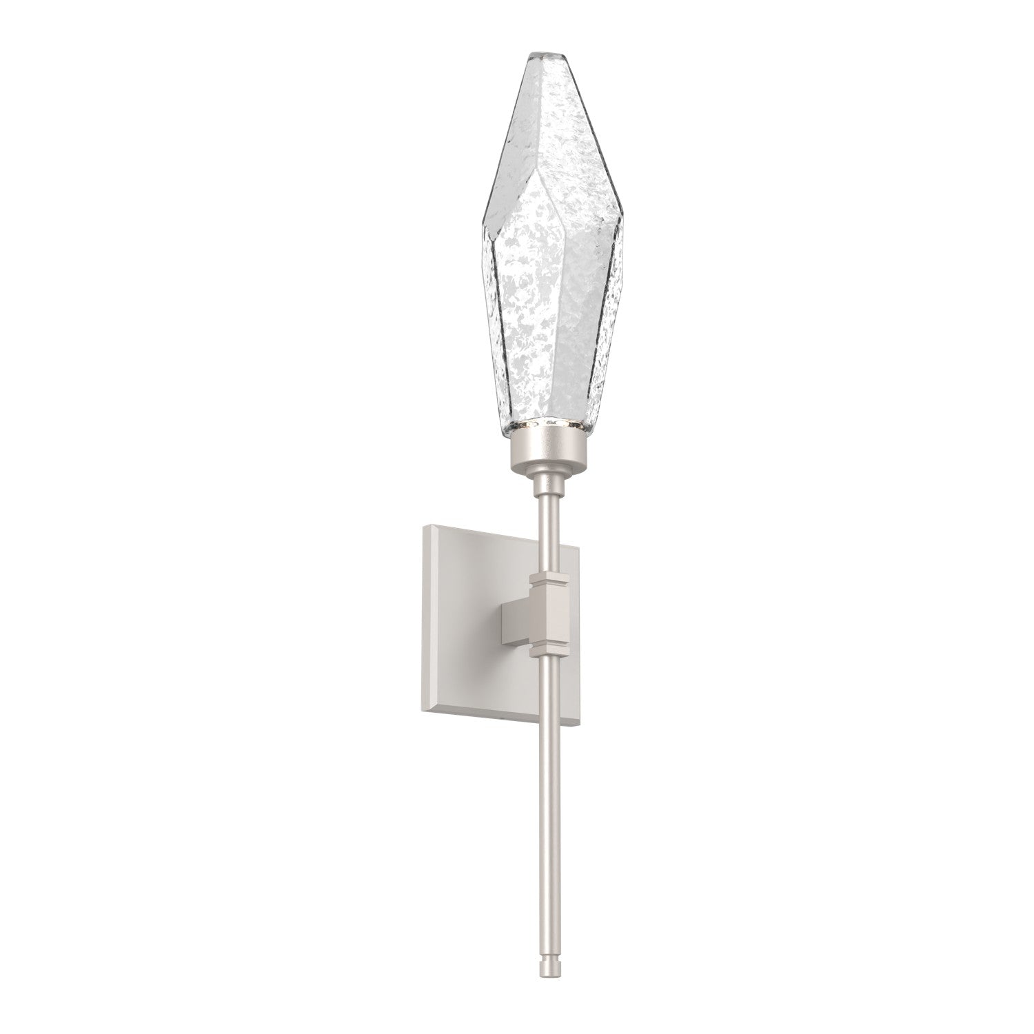 Hammerton Studio - IDB0050-04-BS-CC-L1 - LED Wall Sconce - Rock Crystal - Beige Silver