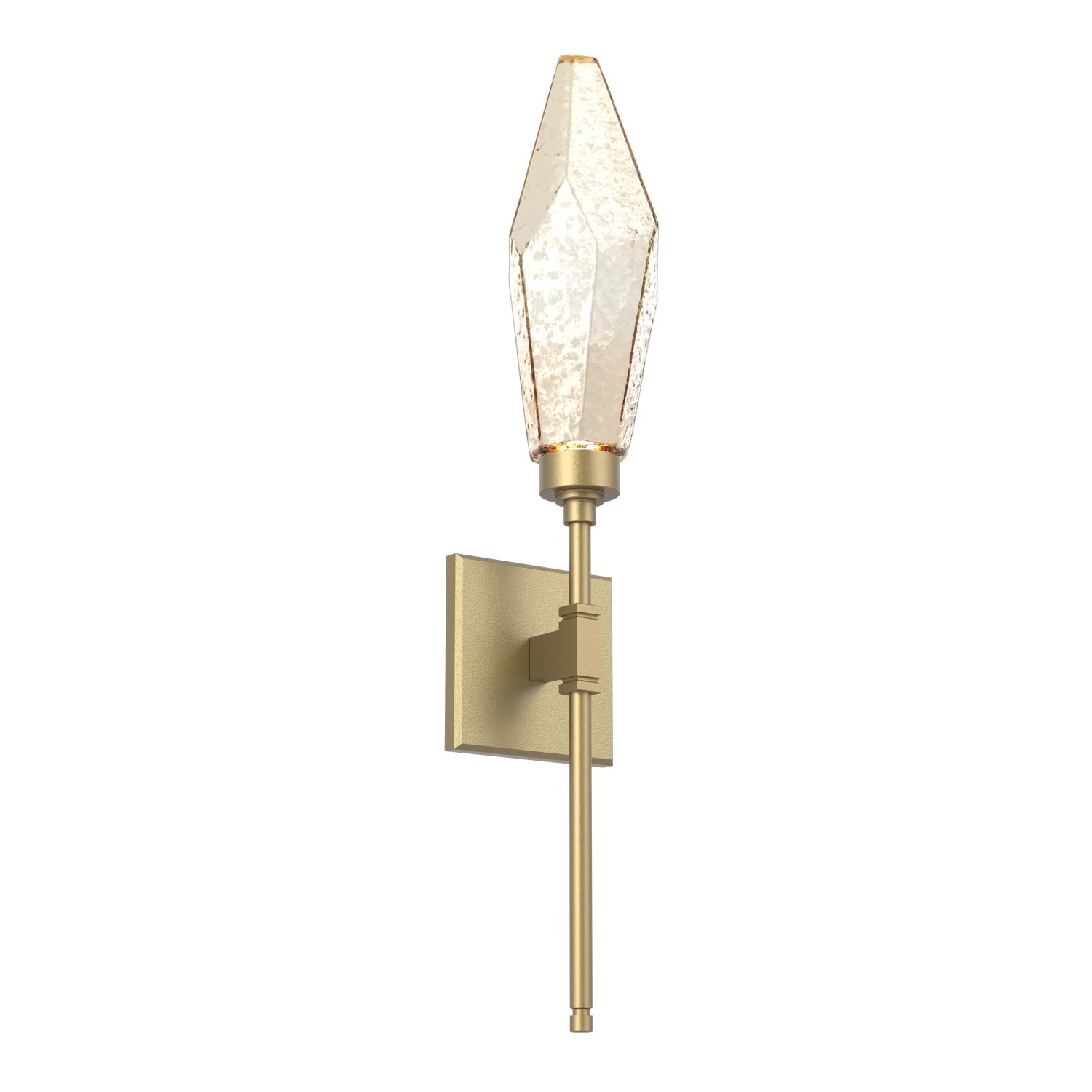 Hammerton Studio - IDB0050-04-GB-CA-L3 - LED Wall Sconce - Rock Crystal - Gilded Brass