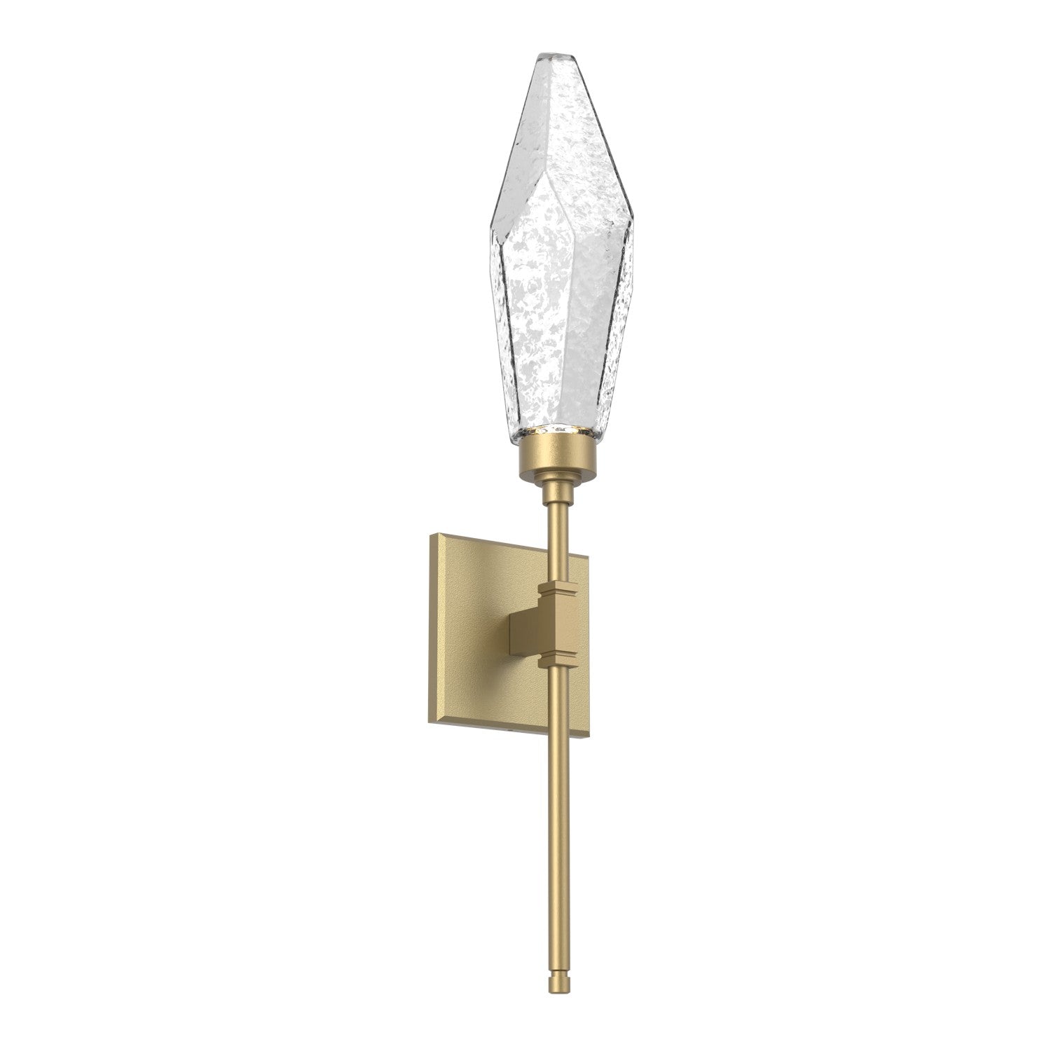 Hammerton Studio - IDB0050-04-GB-CC-L1 - LED Wall Sconce - Rock Crystal - Gilded Brass