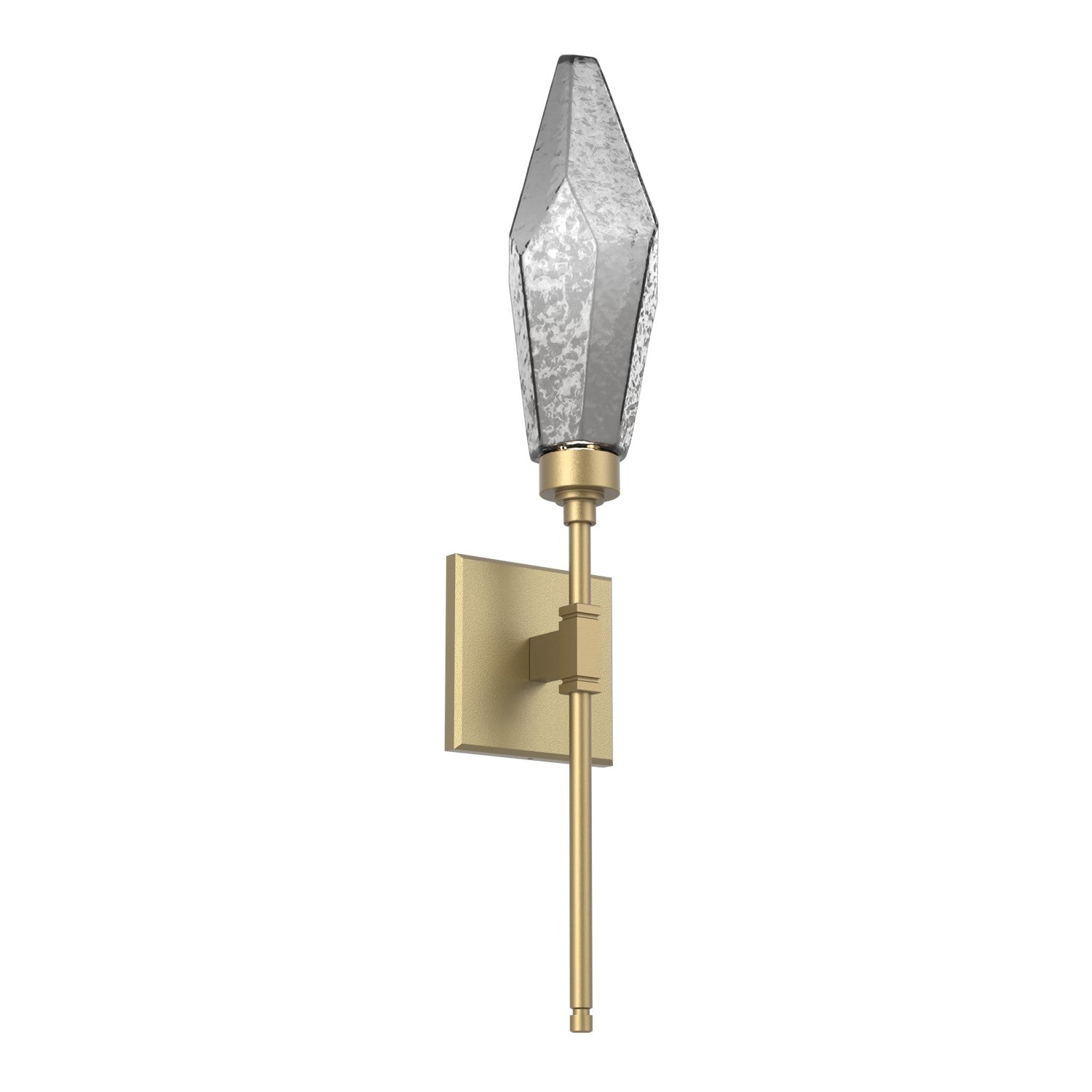 Hammerton Studio - IDB0050-04-GB-CS-L3 - LED Wall Sconce - Rock Crystal - Gilded Brass