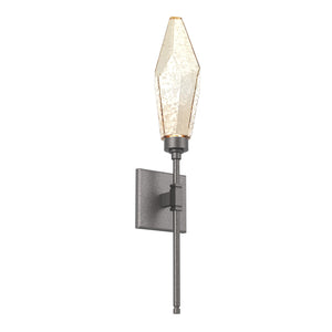 Hammerton Studio - IDB0050-04-GP-CA-L1 - LED Wall Sconce - Rock Crystal - Graphite