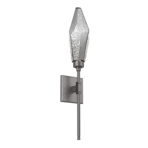 Hammerton Studio - IDB0050-04-GP-CS-L1 - LED Wall Sconce - Rock Crystal - Graphite
