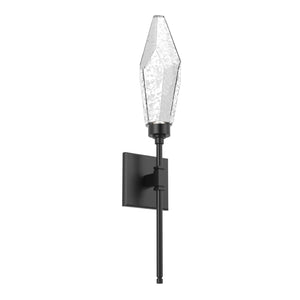 Hammerton Studio - IDB0050-04-MB-CC-L1 - LED Wall Sconce - Rock Crystal - Matte Black