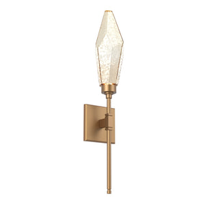 Hammerton Studio - IDB0050-04-NB-CA-L3 - LED Wall Sconce - Rock Crystal - Novel Brass