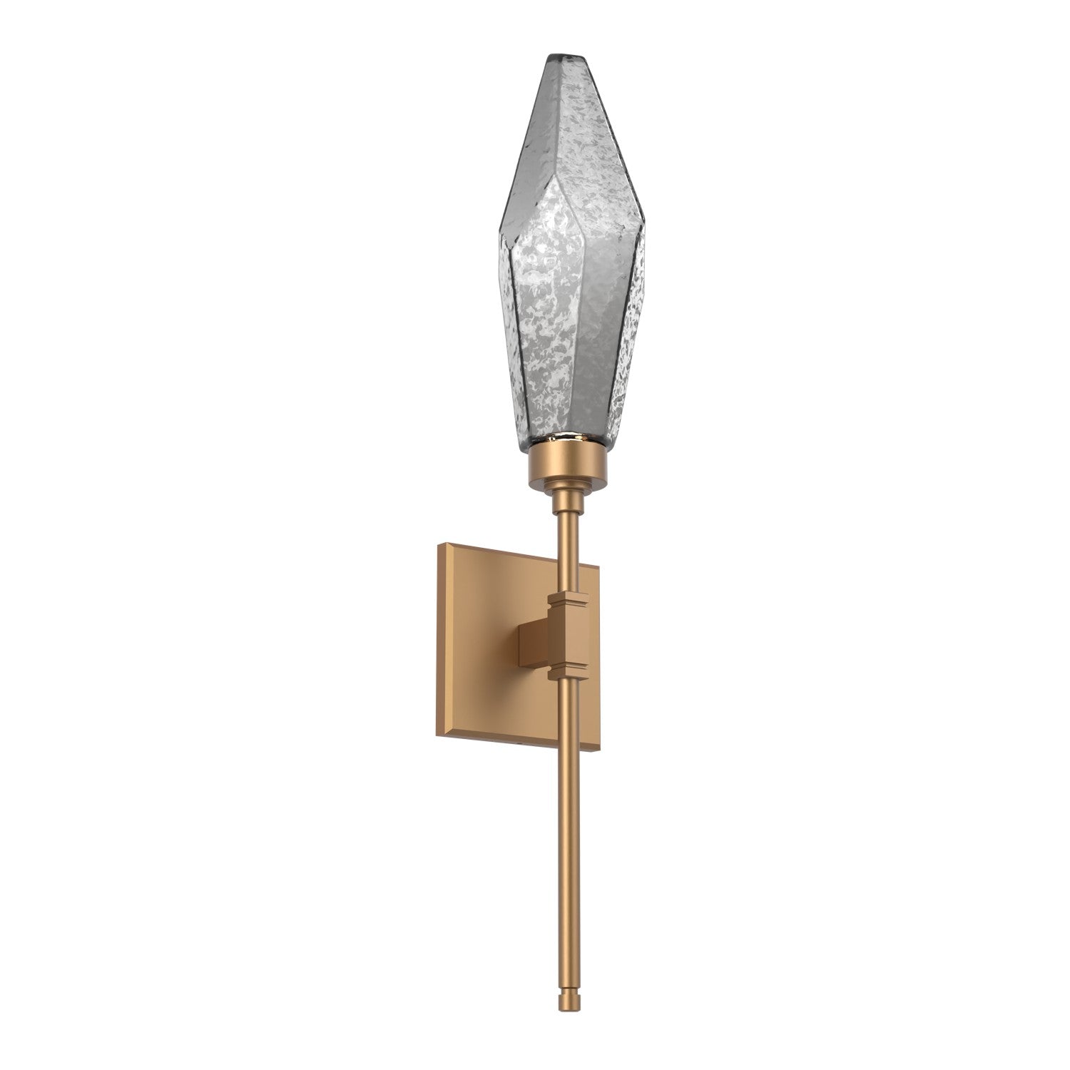 Hammerton Studio - IDB0050-04-NB-CS-L1 - LED Wall Sconce - Rock Crystal - Novel Brass