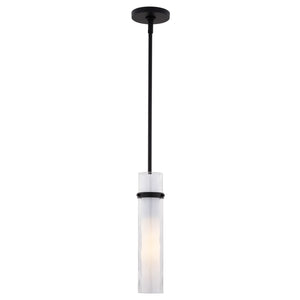 Vaxcel - P0419 - One Light Mini Pendant - Vilo - Matte Black