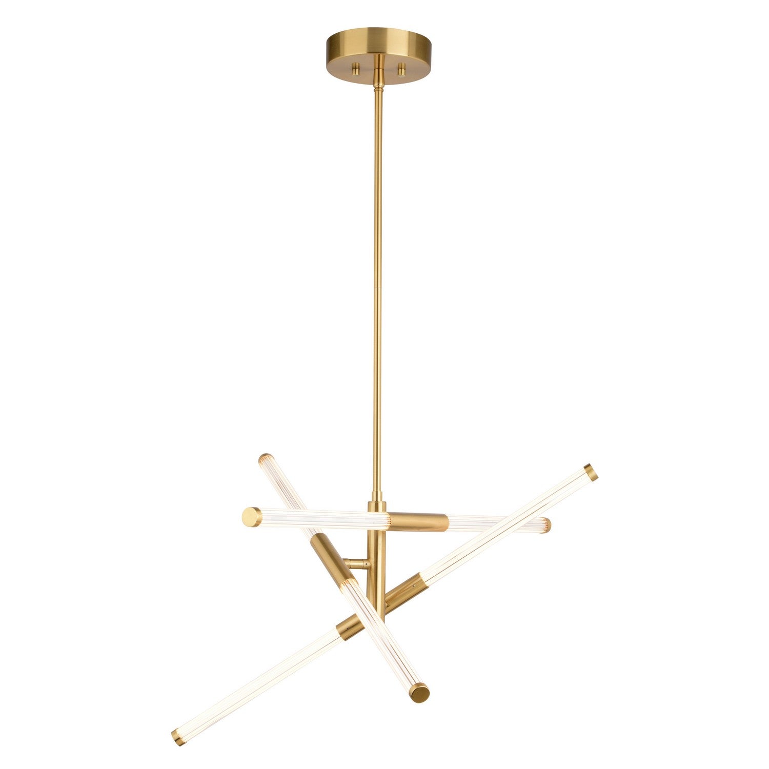 Vaxcel - P0426 - LED Pendant - Avalon - Muted Brass