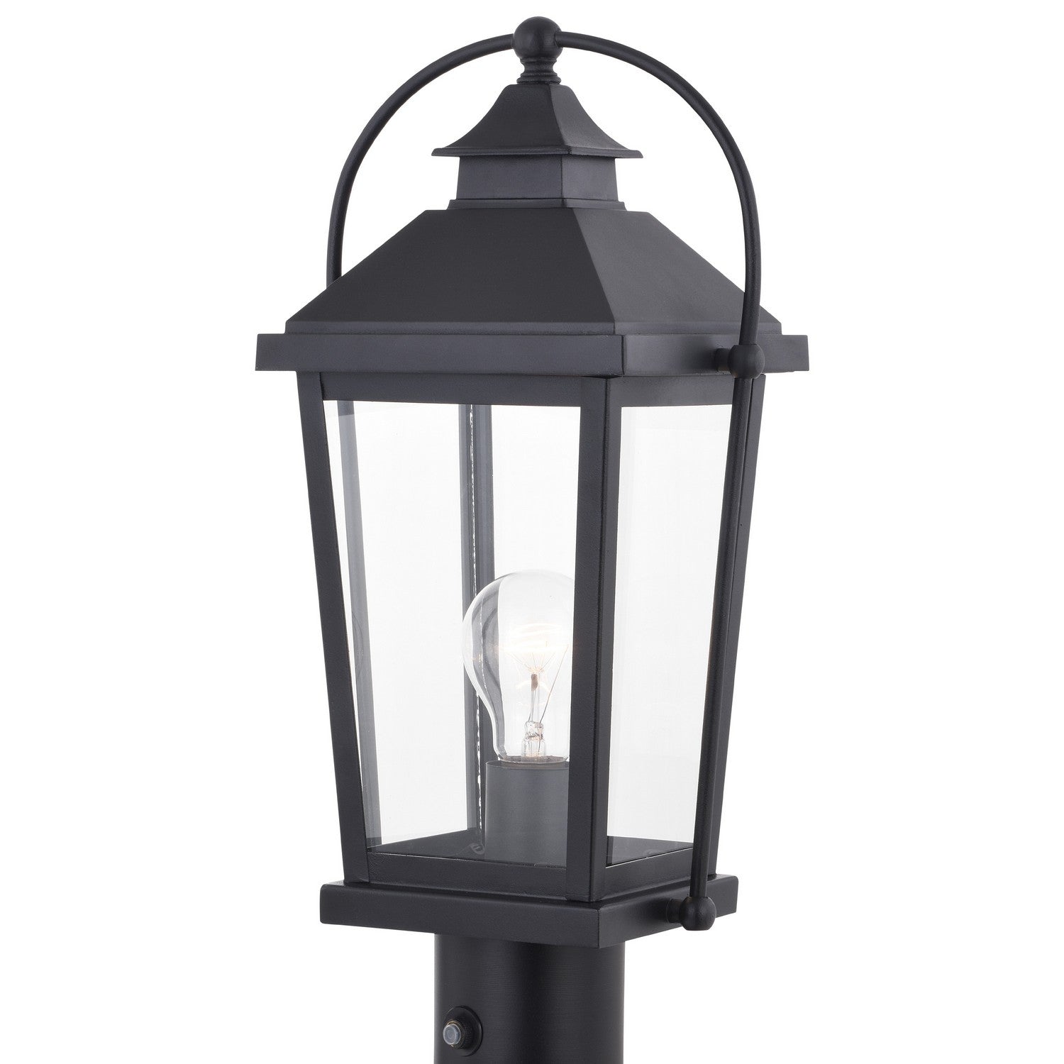 Vaxcel - T0550 - One Light Outdoor Post Mount - Lexington - Textured Black