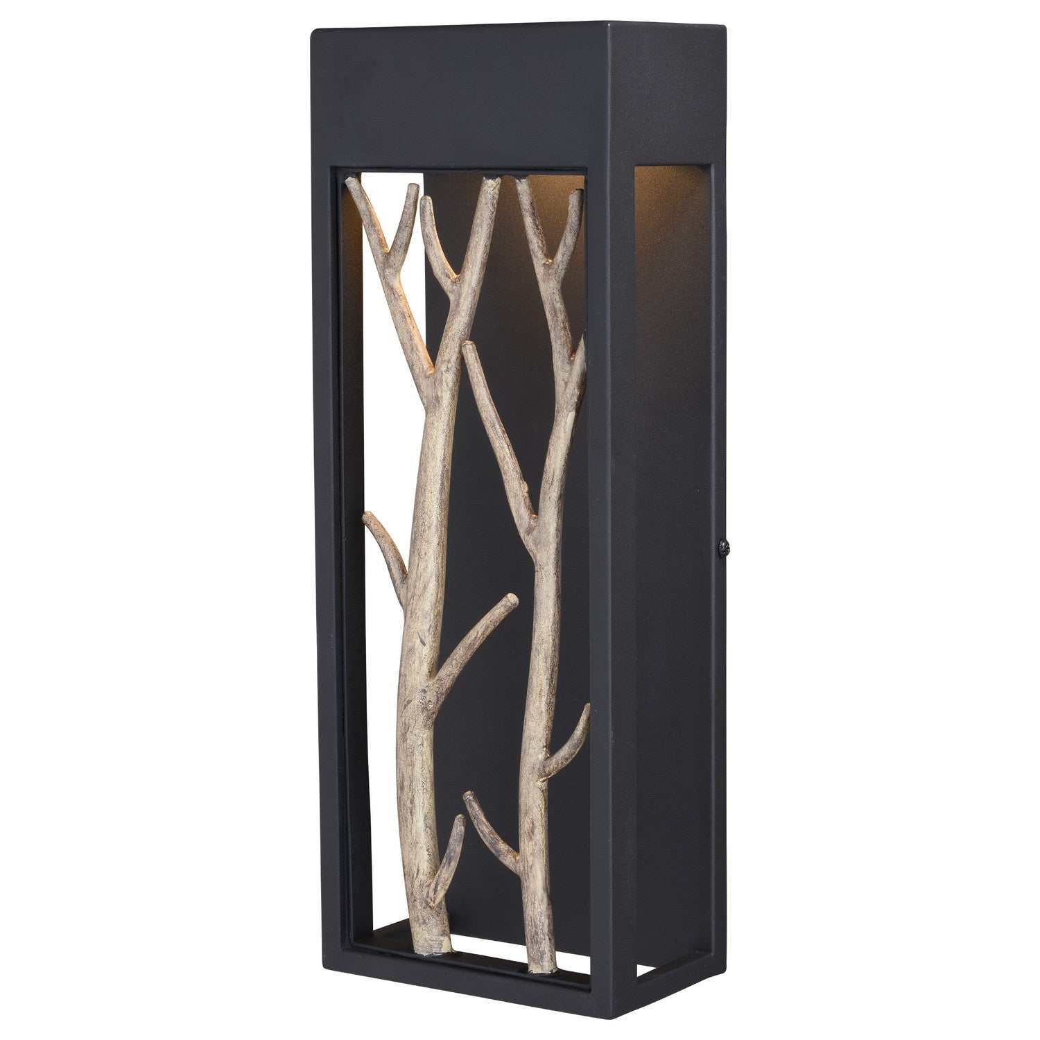 Vaxcel - T0561 - LED Outdoor Wall Mount - Ocala - Textured Black and Poplar