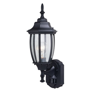 Vaxcel - T0734 - One Light Outdoor Motion Sensor Wall Light - Rogers Park - Textured Black