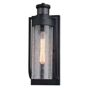 Vaxcel - T0749 - One Light Outdoor Motion Sensor Wall Light - Lawton - Textured Black