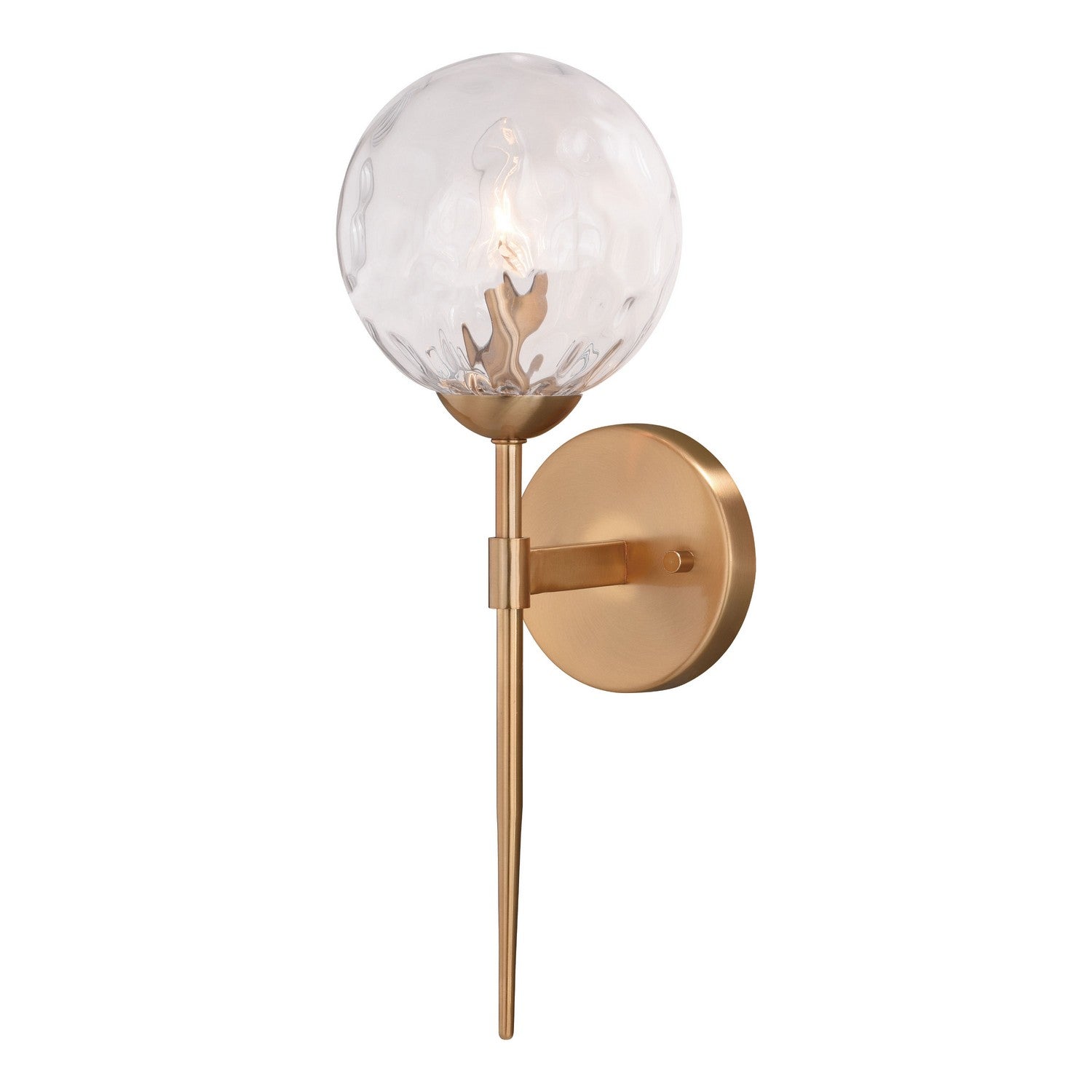 Vaxcel - W0353 - One Light Wall Sconce - Olson - Natural Brass