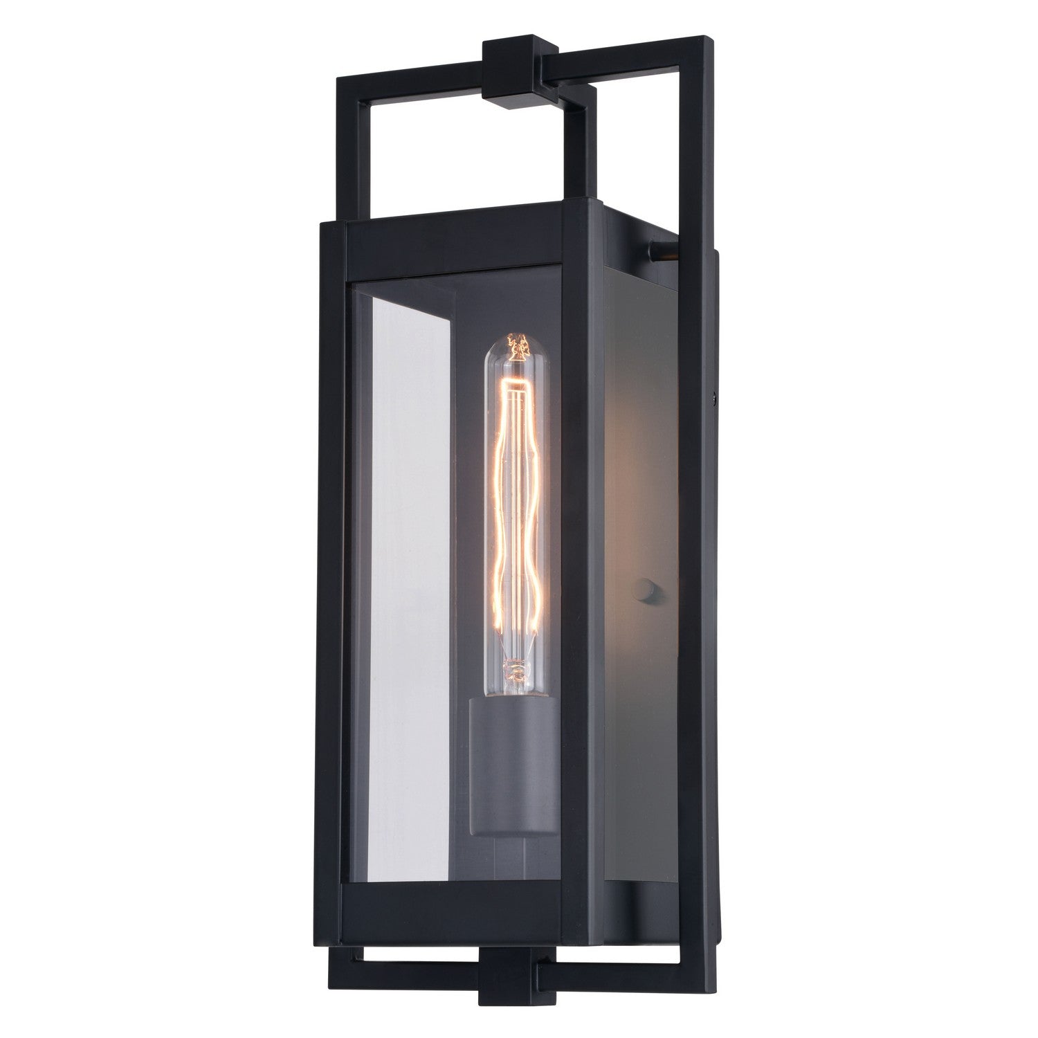 Vaxcel - T0688 - One Light Outdoor Wal Mount - Sheridan - Matte Black