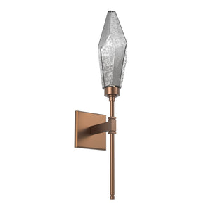 Hammerton Studio - IDB0050-07-BB-CS-L1 - LED Wall Sconce - Rock Crystal - Burnished Bronze