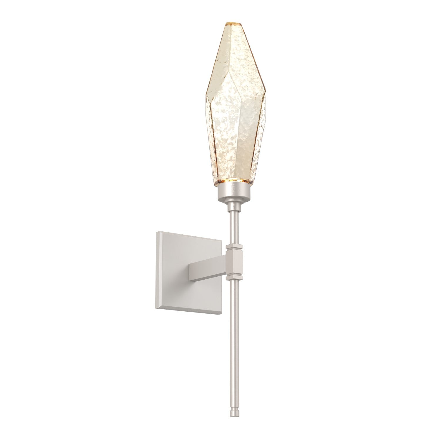 Hammerton Studio - IDB0050-07-BS-CA-L3 - LED Wall Sconce - Rock Crystal - Beige Silver