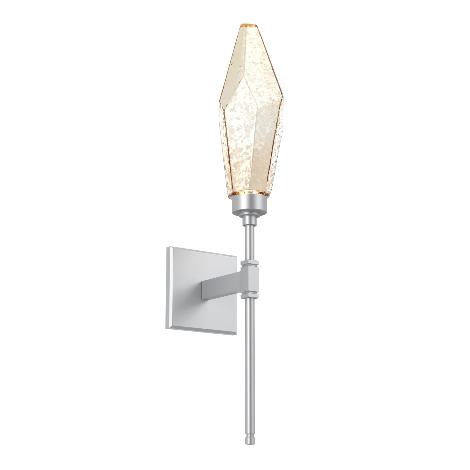 Hammerton Studio - IDB0050-07-CS-CA-L3 - LED Wall Sconce - Rock Crystal - Classic Silver