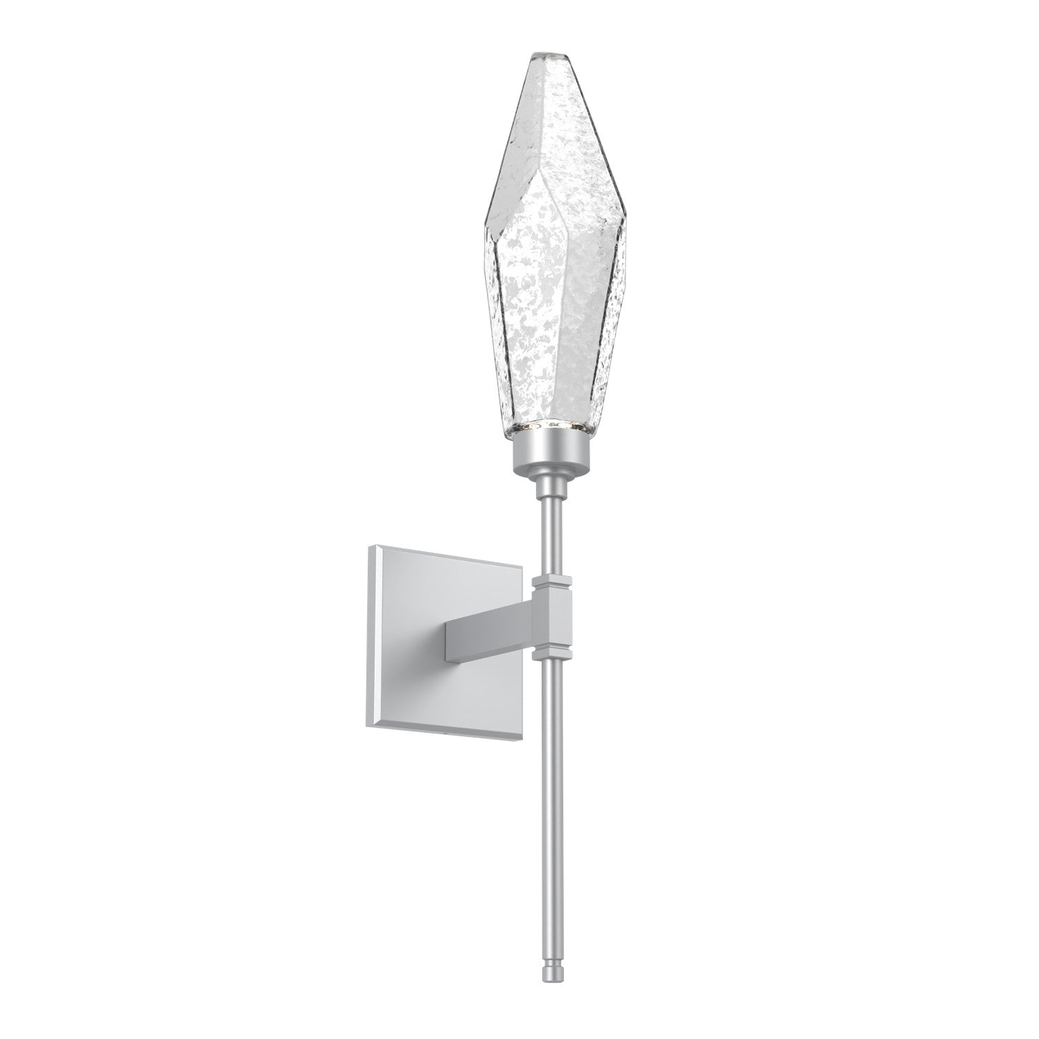 Hammerton Studio - IDB0050-07-CS-CC-L3 - LED Wall Sconce - Rock Crystal - Classic Silver