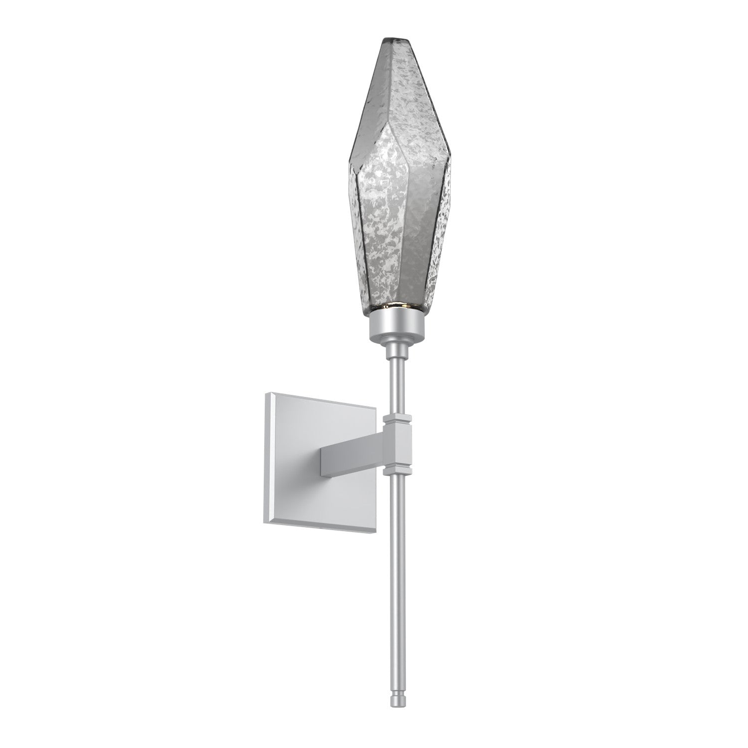 Hammerton Studio - IDB0050-07-CS-CS-L1 - LED Wall Sconce - Rock Crystal - Classic Silver