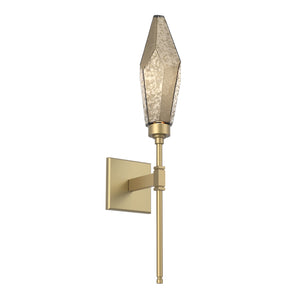 Hammerton Studio - IDB0050-07-GB-CB-L3 - LED Wall Sconce - Rock Crystal - Gilded Brass