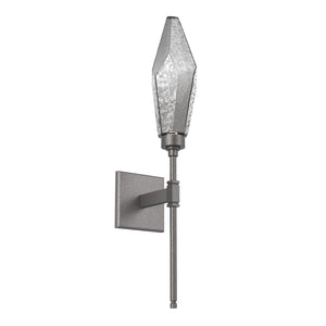 Hammerton Studio - IDB0050-07-GP-CS-L1 - LED Wall Sconce - Rock Crystal - Graphite