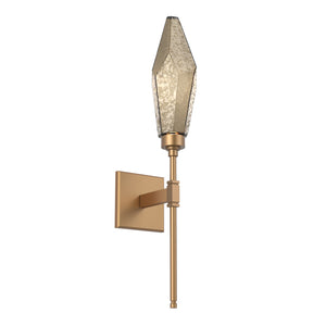 Hammerton Studio - IDB0050-07-NB-CB-L1 - LED Wall Sconce - Rock Crystal - Novel Brass