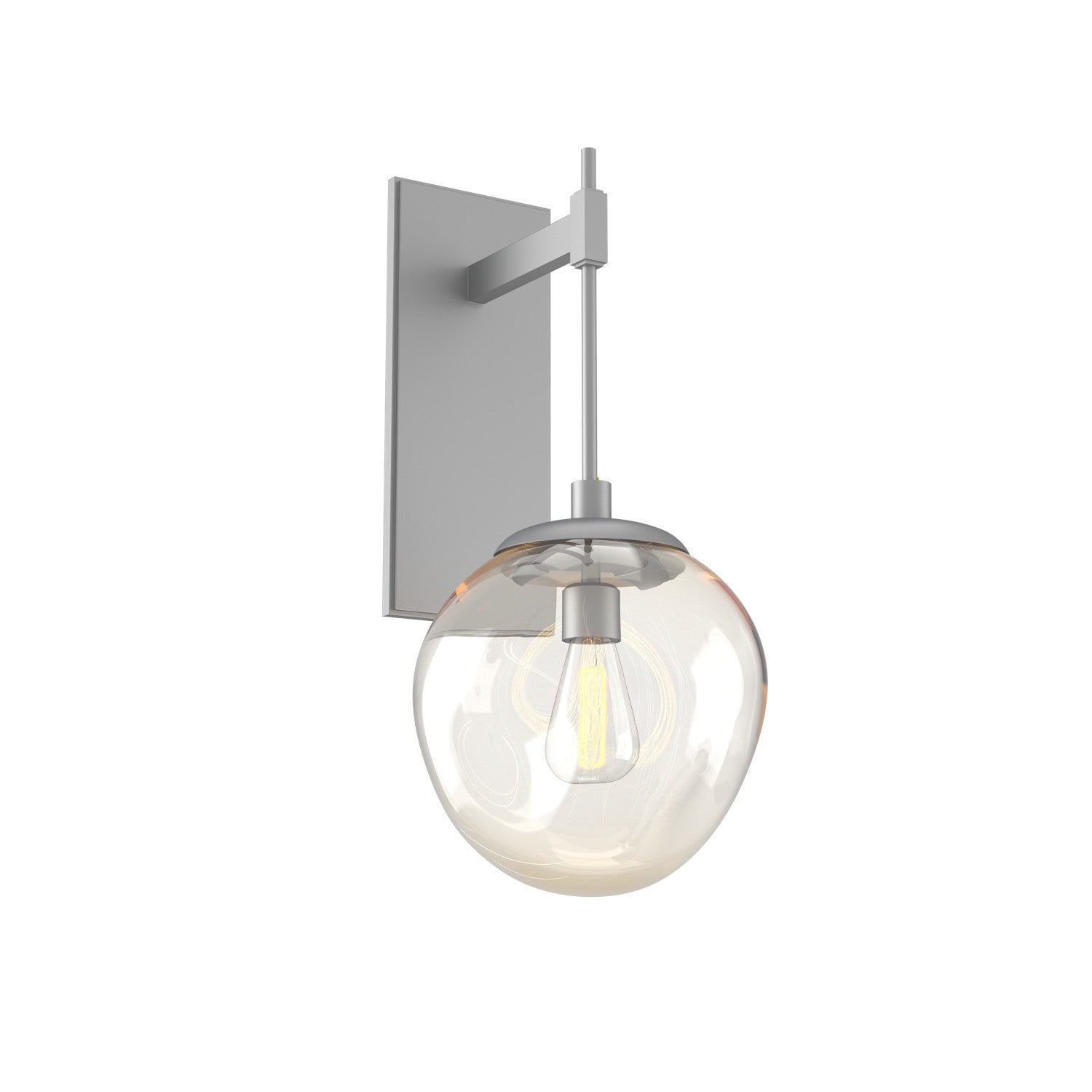 Hammerton Studio - IDB0062-22-CS-A-E2 - Wall Sconce - Aster - Classic Silver