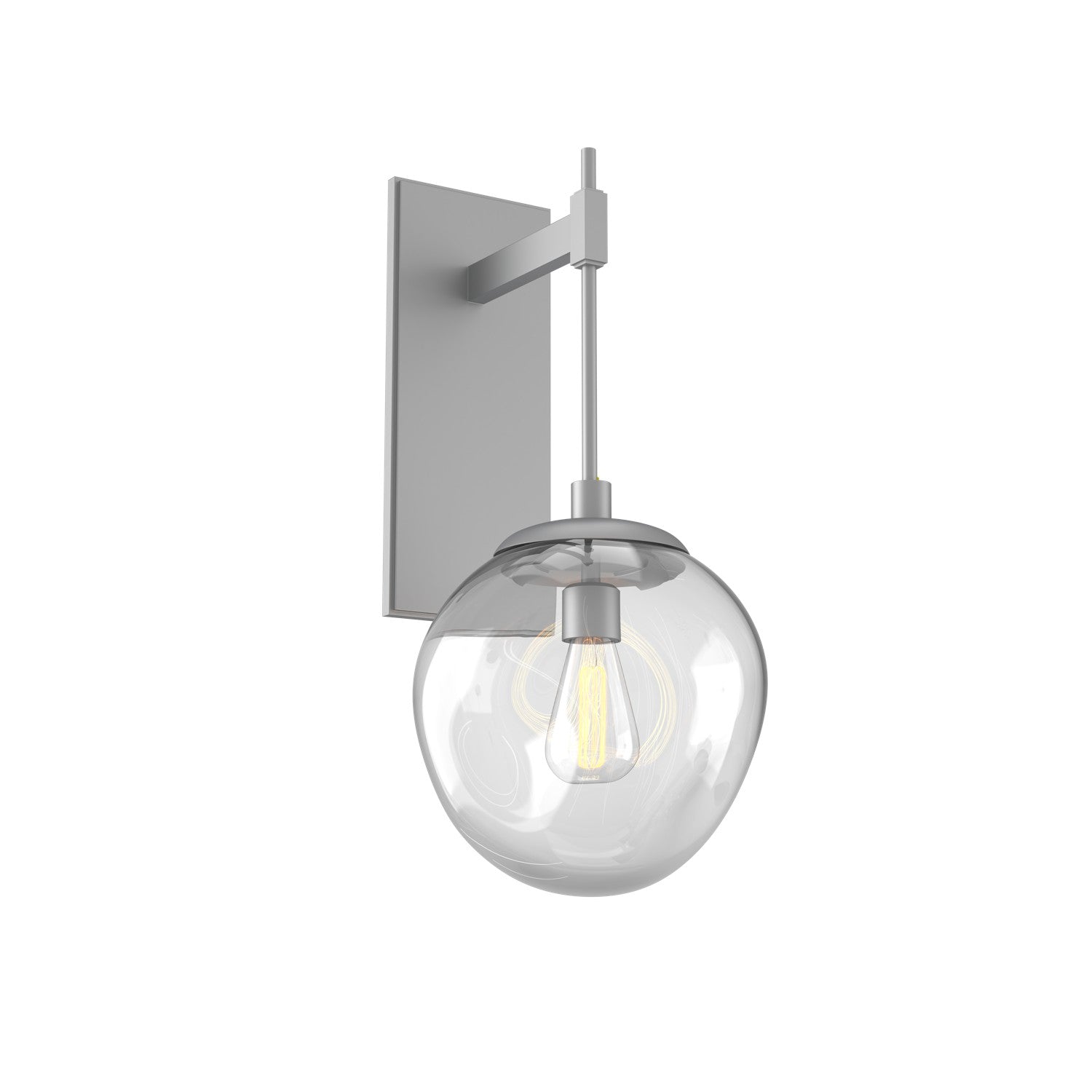 Hammerton Studio - IDB0062-22-CS-C-E2 - Wall Sconce - Aster - Classic Silver