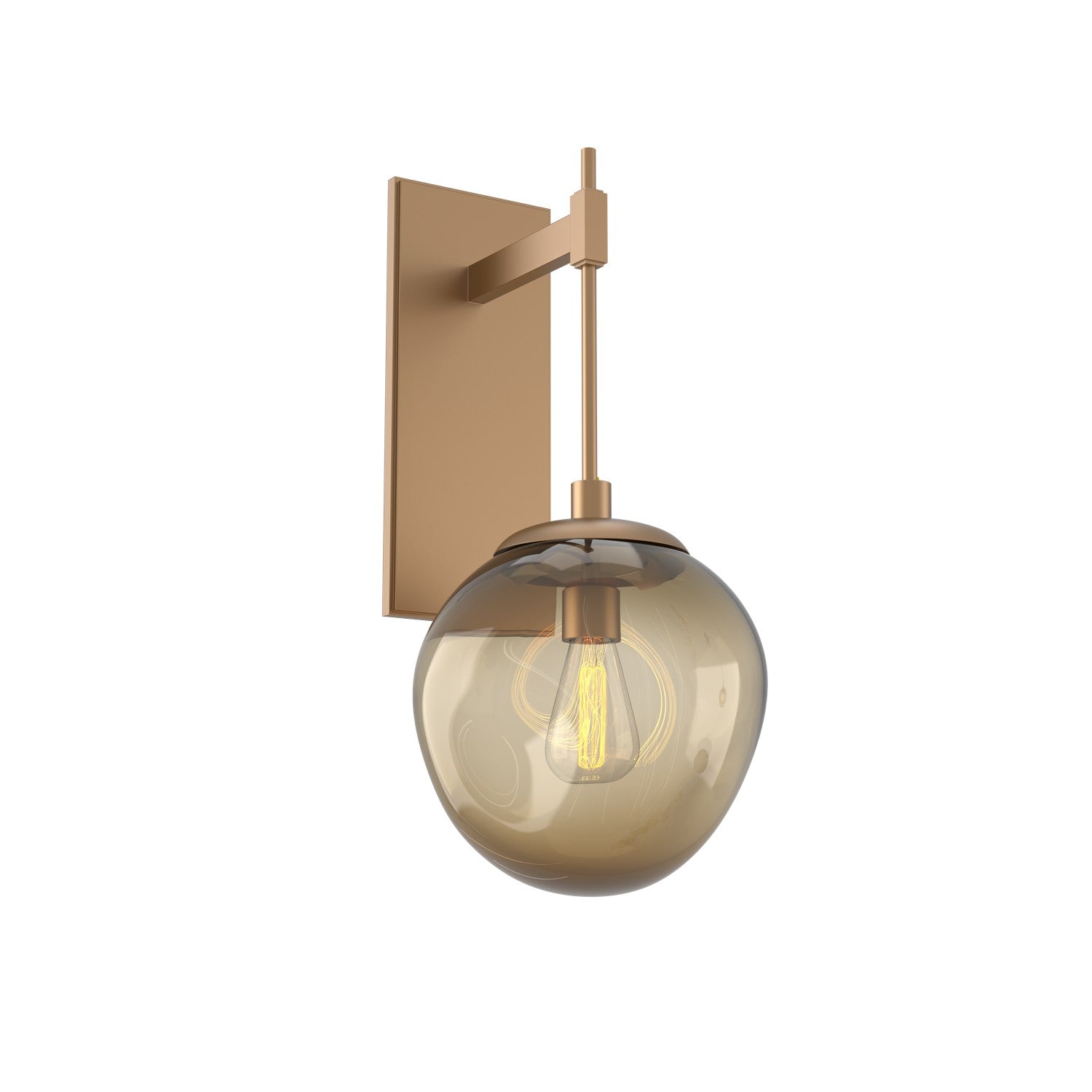Hammerton Studio - IDB0062-22-NB-B-E2 - Wall Sconce - Aster - Novel Brass