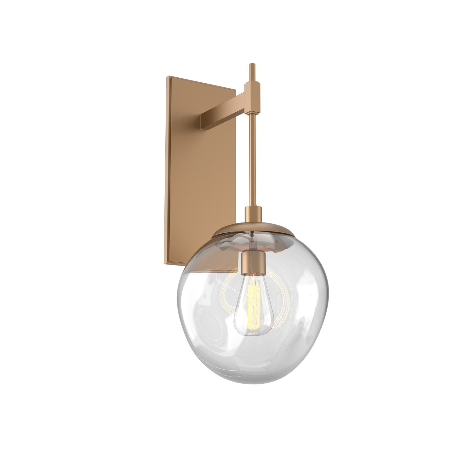 Hammerton Studio - IDB0062-22-NB-C-E2 - Wall Sconce - Aster - Novel Brass
