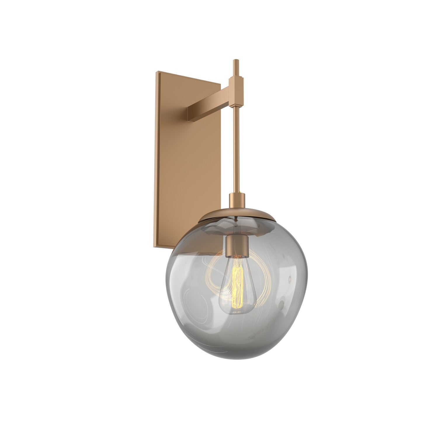 Hammerton Studio - IDB0062-22-NB-S-E2 - Wall Sconce - Aster - Novel Brass