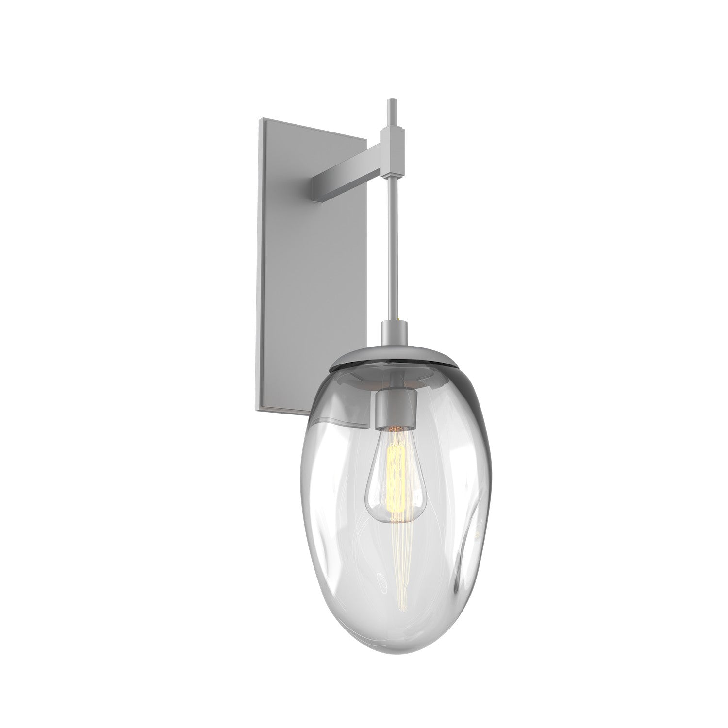 Hammerton Studio - IDB0063-23-CS-C-E2 - Wall Sconce - Meteo - Classic Silver
