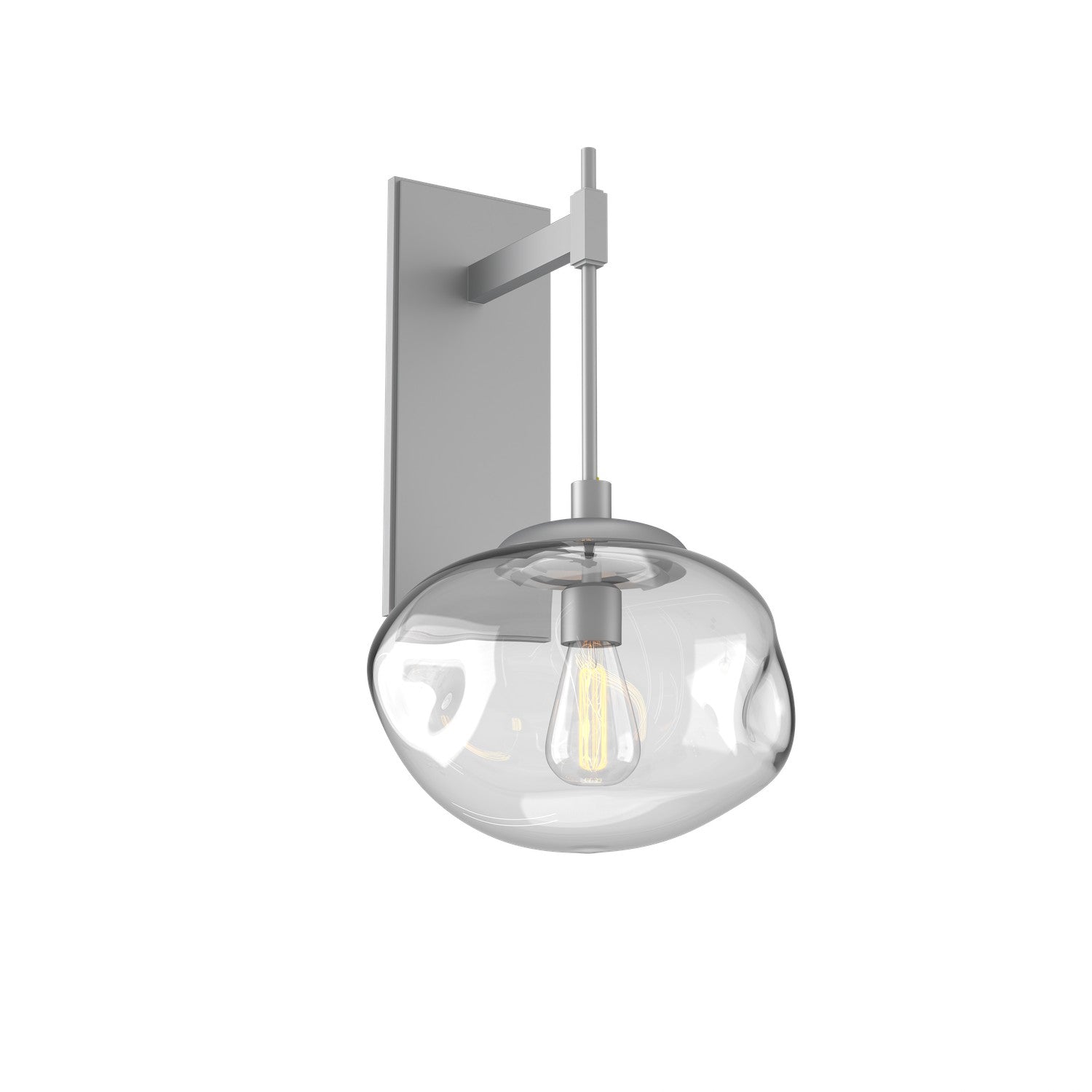 Hammerton Studio - IDB0064-20-CS-C-E2 - Wall Sconce - Nova - Classic Silver