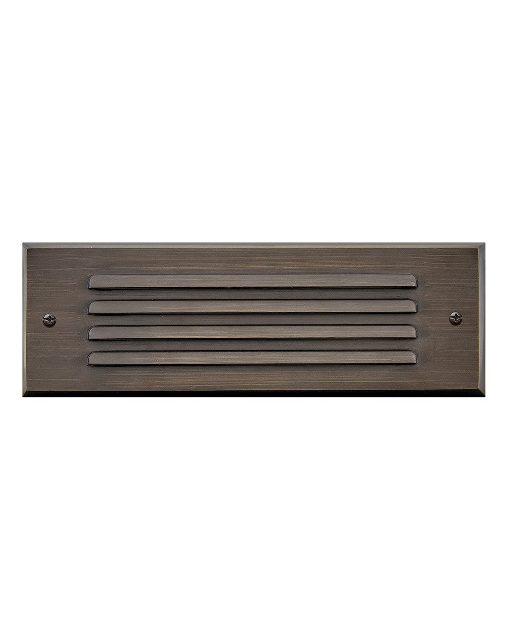 Hinkley - 15765MZ - LED Flush Step Light - Louvered Brick Light - Matte Bronze