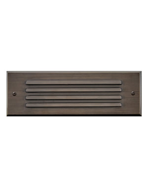 Hinkley - 15765MZ - LED Flush Step Light - Louvered Brick Light - Matte Bronze