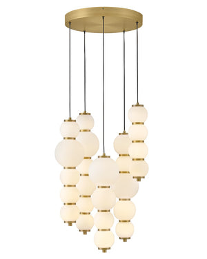 Hinkley - 47395LCB - LED Chandelier - Trigo - Lacquered Brass