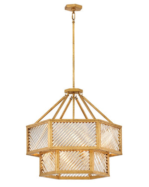 Hinkley - 47464DA - LED Chandelier - Sura - Distressed Brass