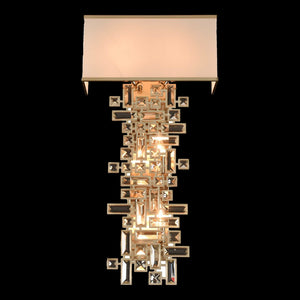 Allegri - 027620-038-FR001 - Six Light Wall Bracket - Vermeer - Brushed Champagne Gold