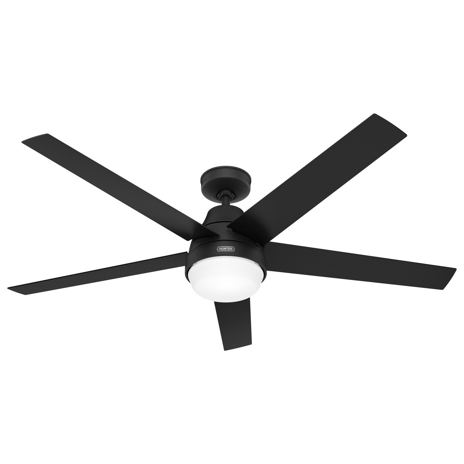 Hunter - 52833 - 60" Ceiling Fan - Aerodyne - Matte Black