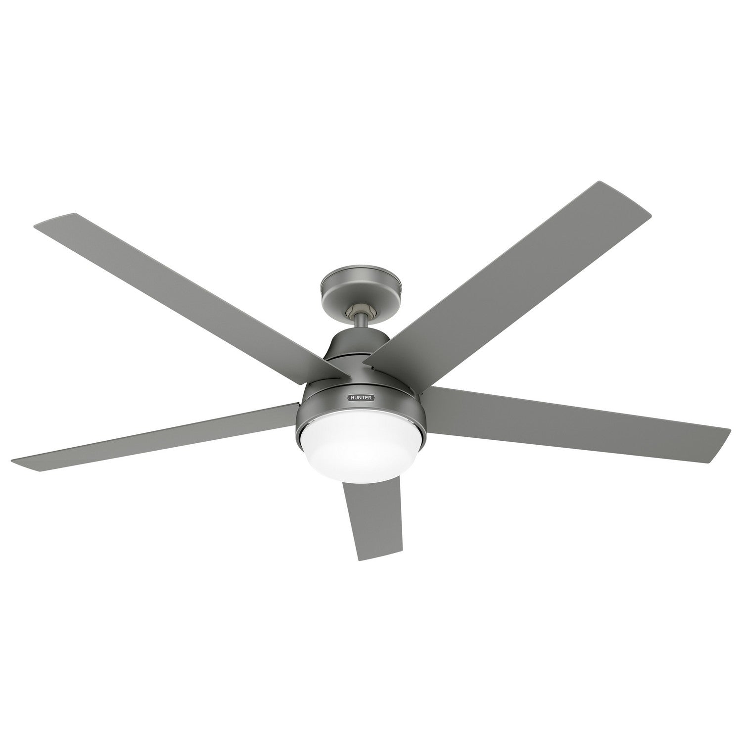Hunter - 52834 - 60" Ceiling Fan - Aerodyne - Matte Silver