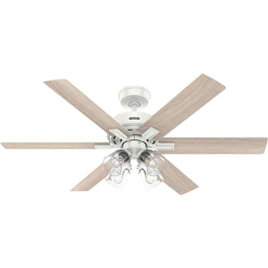 Hunter - 52904 - 52" Ceiling Fan - Fonthill - Fresh White