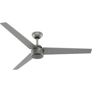 Hunter - 52981 - 60" Ceiling Fan - Cassius - Matte Silver