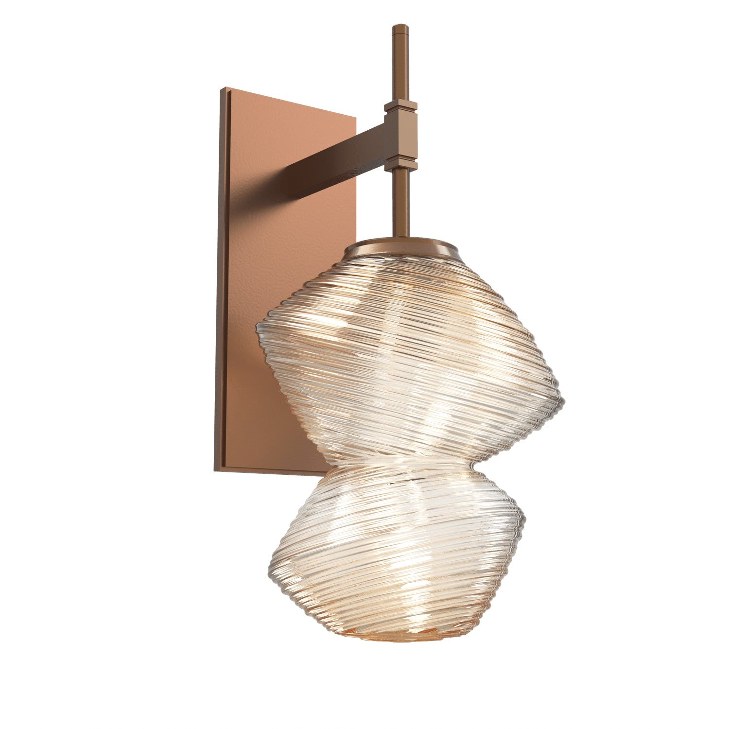Hammerton Studio - IDB0089-01-BB-A-L3 - Wall Sconce - Mesa - Burnished Bronze