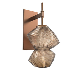 Hammerton Studio - IDB0089-01-BB-B-L3 - Wall Sconce - Mesa - Burnished Bronze