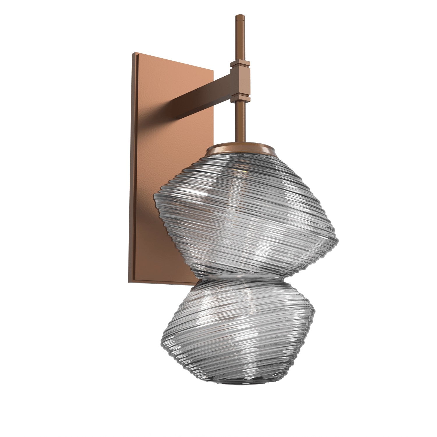 Hammerton Studio - IDB0089-01-BB-S-L1 - Wall Sconce - Mesa - Burnished Bronze
