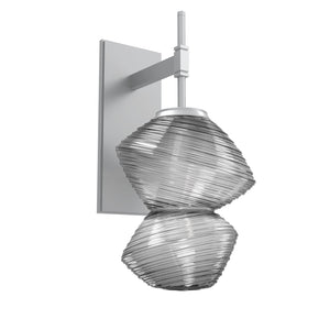 Hammerton Studio - IDB0089-01-CS-S-L1 - Wall Sconce - Mesa - Classic Silver