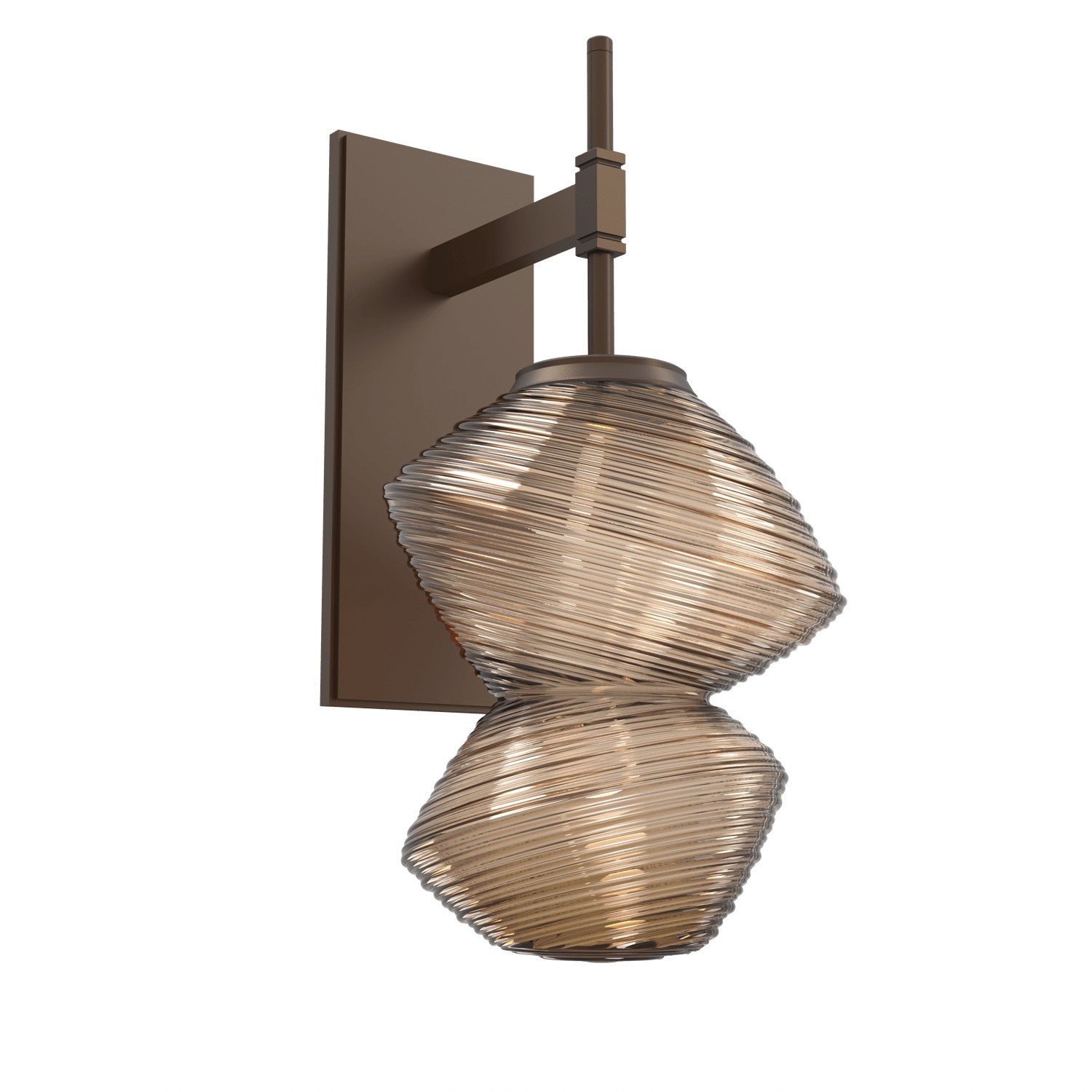 Hammerton Studio - IDB0089-01-FB-B-L1 - Wall Sconce - Mesa - Flat Bronze