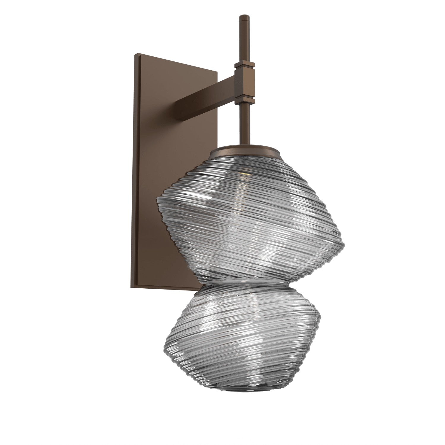 Hammerton Studio - IDB0089-01-FB-S-L3 - Wall Sconce - Mesa - Flat Bronze