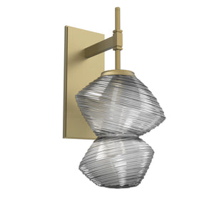 Hammerton Studio - IDB0089-01-GB-S-L3 - Wall Sconce - Mesa - Gilded Brass