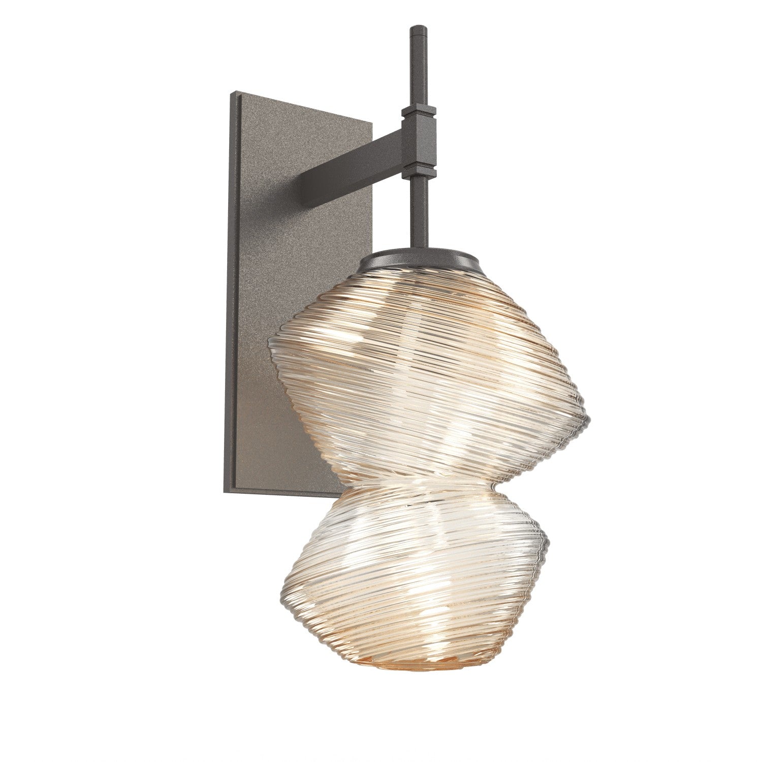 Hammerton Studio - IDB0089-01-GP-A-L3 - Wall Sconce - Mesa - Graphite