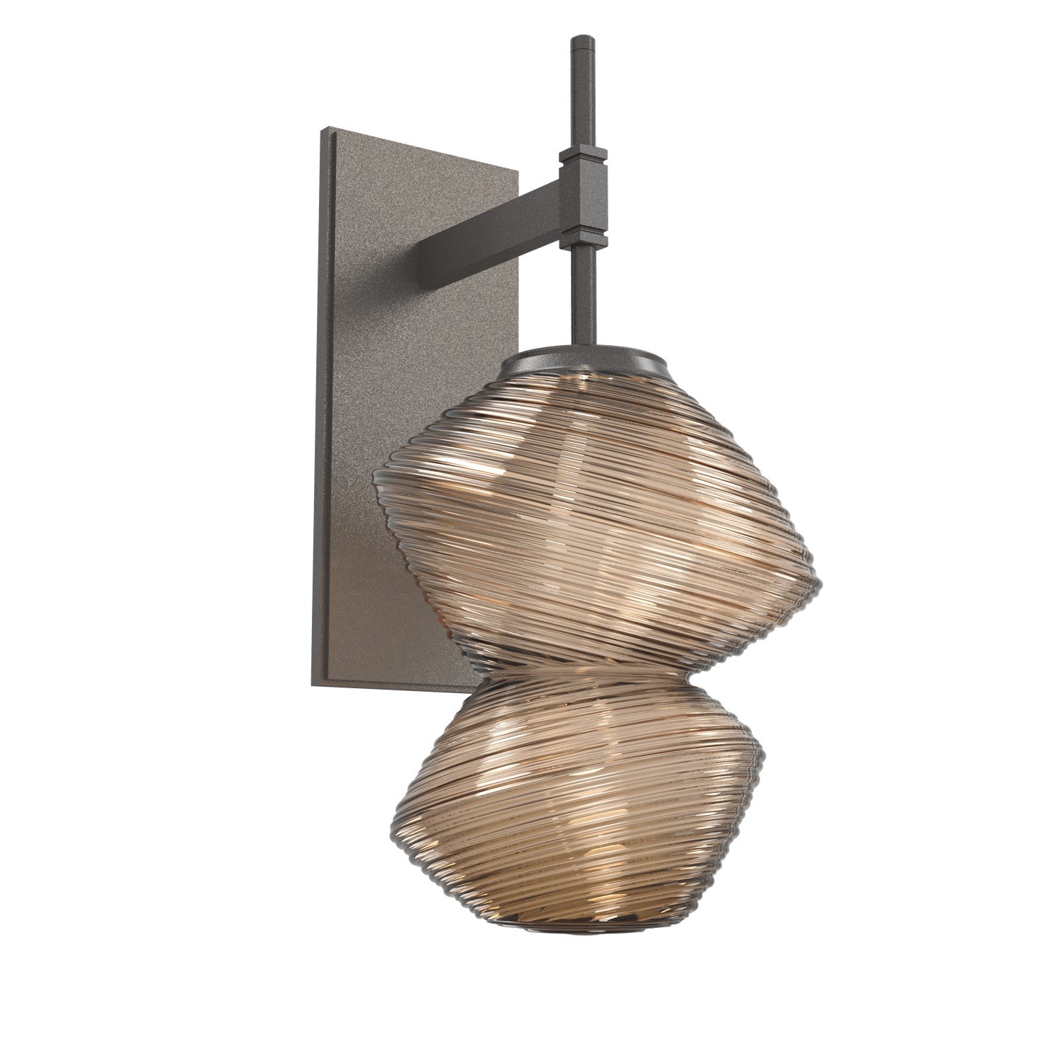 Hammerton Studio - IDB0089-01-GP-B-L3 - Wall Sconce - Mesa - Graphite